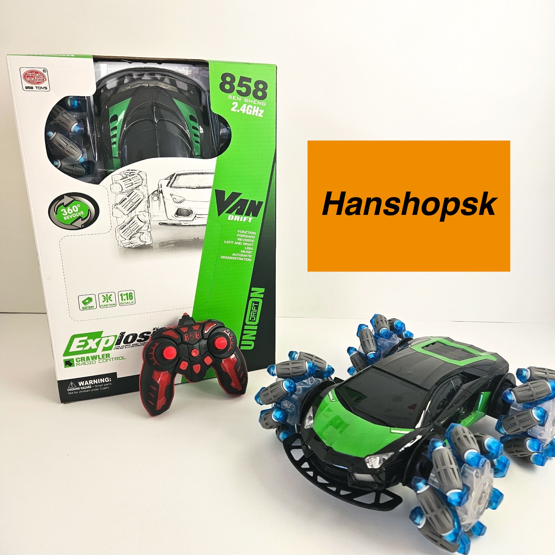 EXPLOSION auto na diaľkové ovládanie snabíjateľnou batériou 2.4GHz