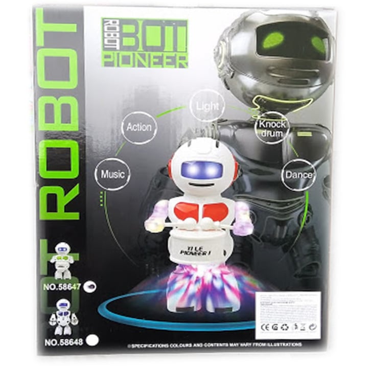 Detský robotický tanec so svetlom a zvukom