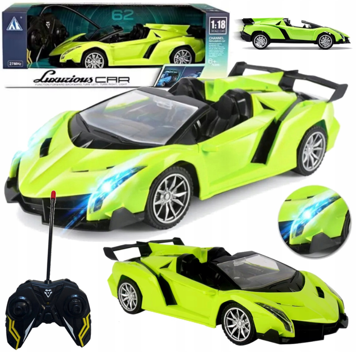 RC AUTO DIAĽKOVO OVLÁDANÉ PRE DETI DARČEK 1:18